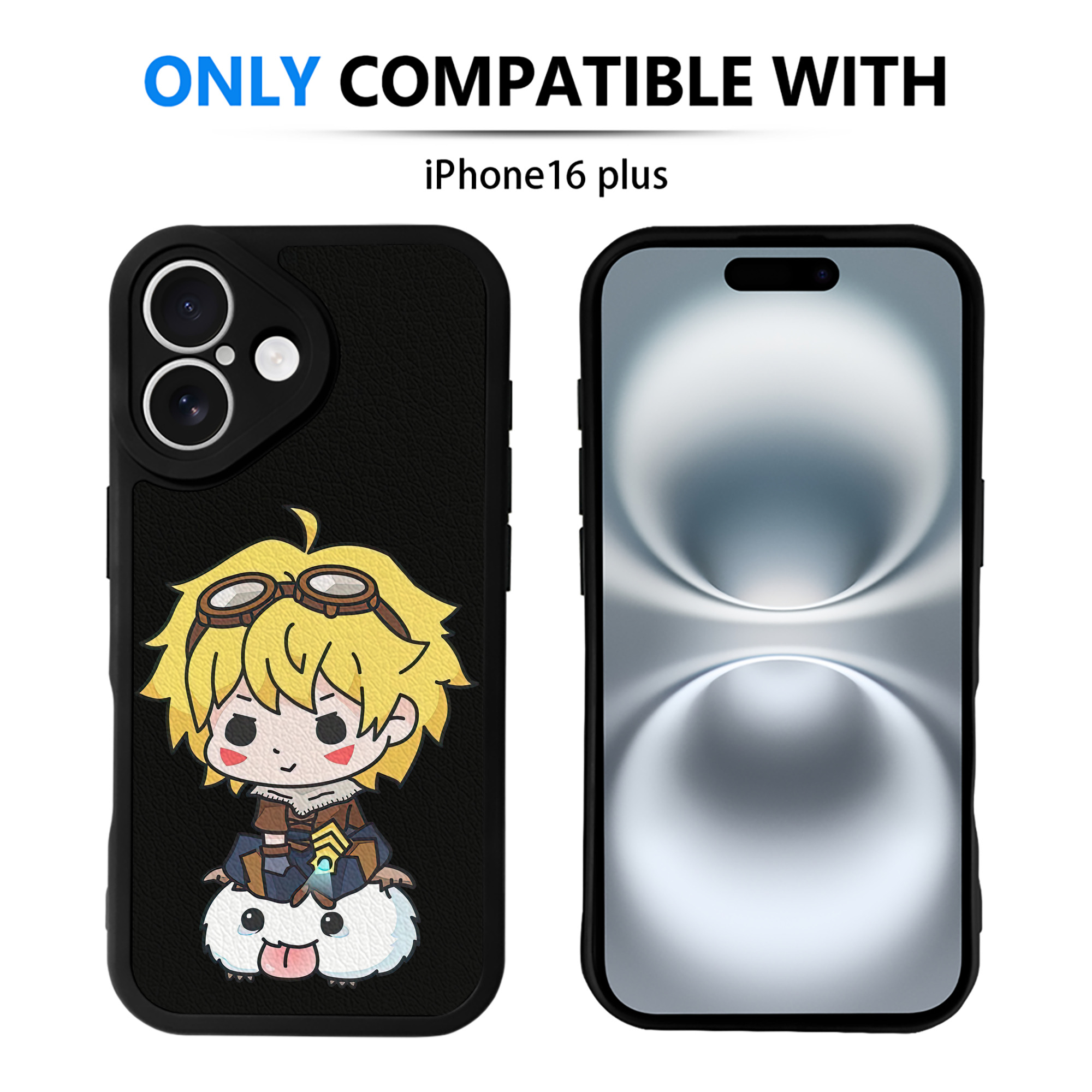 リーグ・オブ・レジェンド League of Legends LOL 【iPhone 16シリーズ対応】シリコンスマホケース（レザー調） 材質：シリコン
